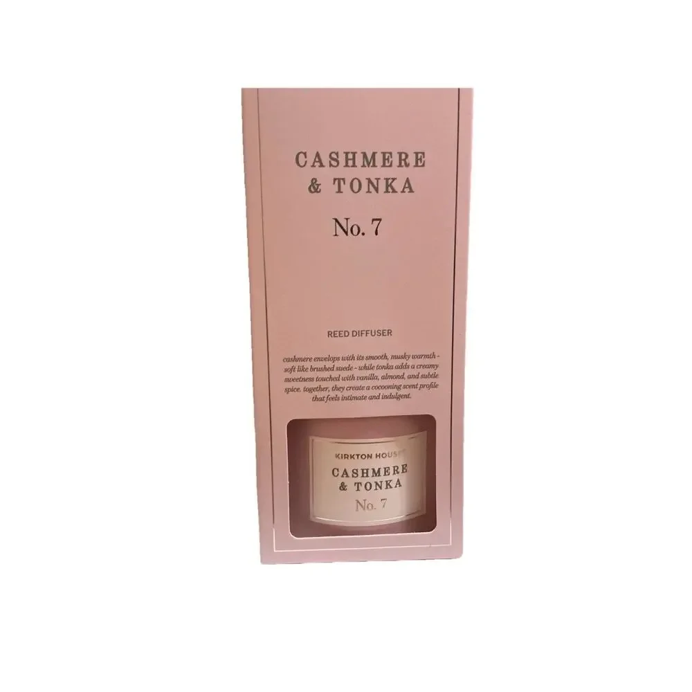 Kirkton House Reed Diffuser Cashmere & Tonka No. 7 Lily White Musk Vanilla 3.4oz